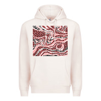 Pale Pink pinky leopard and cowhide valentine's day Premium Hoodie - RanaPortraitStore