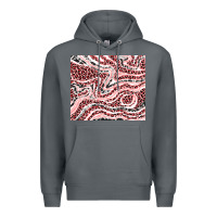 Rock pinky leopard and cowhide valentine's day Premium Hoodie - RanaPortraitStore