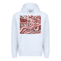 White pinky leopard and cowhide valentine's day Premium Hoodie - RanaPortraitStore