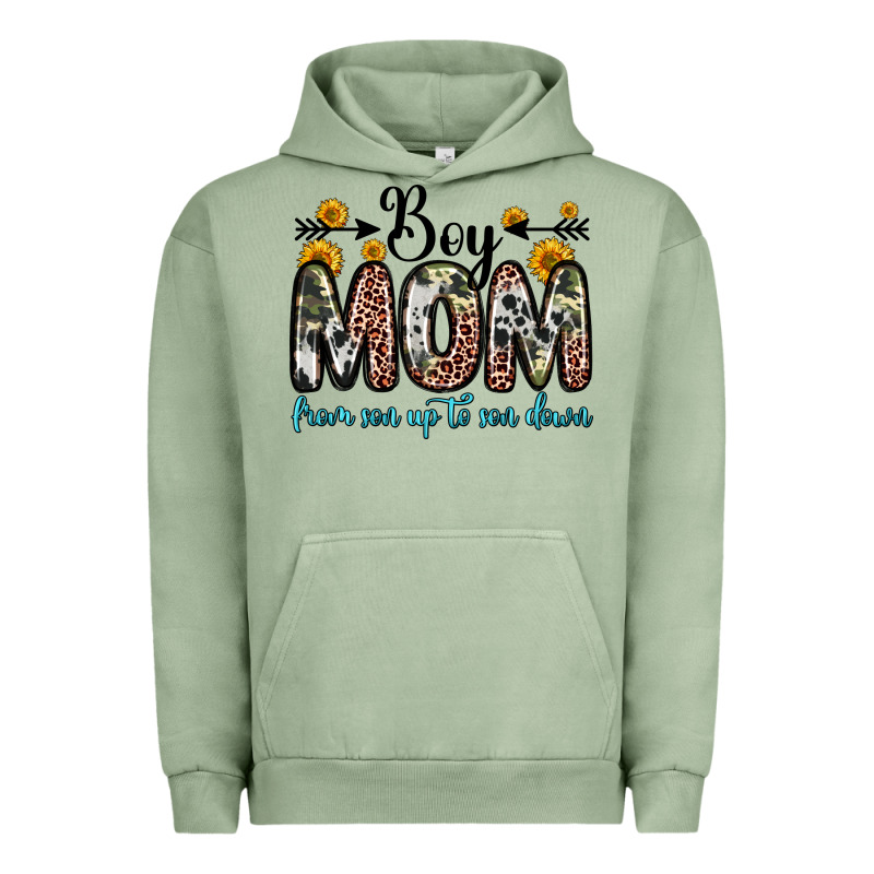 Boy Mom From Son Up To Son Down Urban Hoodie by Zillion Design Studio | Teevron