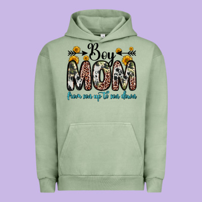 Boy Mom From Son Up To Son Down Urban Hoodie Designed By Zillion Design Studio