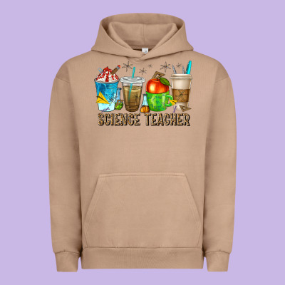 Science Teacher Coffee Cups Urban Hoodie Designed By Texasbilliewilder