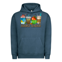 Pigment Midnight Navy science teacher coffee cups Urban Hoodie - texasbilliewilder