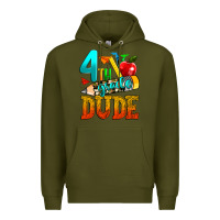 Army Green 4th grade dude Premium Hoodie - texasbilliewilder