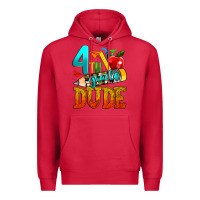 Cardinal 4th grade dude Premium Hoodie - texasbilliewilder