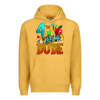 Mustard 4th grade dude Premium Hoodie - texasbilliewilder