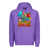 Purple 4th grade dude Premium Hoodie - texasbilliewilder