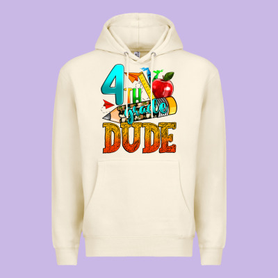 4th Grade Dude Premium Hoodie Designed By Texasbilliewilder