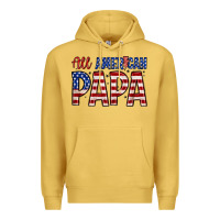 Antique Gold all American papa Premium Hoodie - Zillion Design Studio