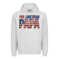 Dove Grey all American papa Premium Hoodie - Zillion Design Studio