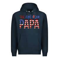 Navy all American papa Premium Hoodie - Zillion Design Studio