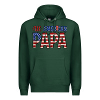Sports Green all American papa Premium Hoodie - Zillion Design Studio