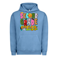 Pigment Pebble Blue second grade energy Urban Hoodie - texasbilliewilder