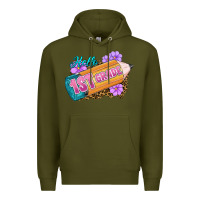 Army Green Hello 1st Grade Premium Hoodie - RanaPortraitStore