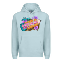 Blue Mist Hello 1st Grade Premium Hoodie - RanaPortraitStore