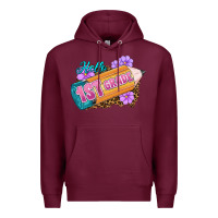 Burgundy Hello 1st Grade Premium Hoodie - RanaPortraitStore