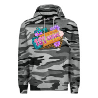 Slate Camo Hello 1st Grade Premium Hoodie - RanaPortraitStore