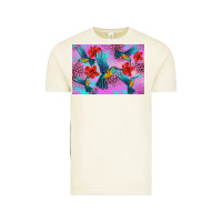 Vintage Arctic Flower Hummingbird Vintage Tee - Artiststas