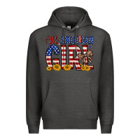 Charcoal Heather all american girl Premium Hoodie - Zillion Design Studio