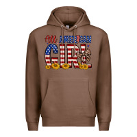Chestnut all american girl Premium Hoodie - Zillion Design Studio