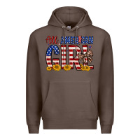 Coffee all american girl Premium Hoodie - Zillion Design Studio