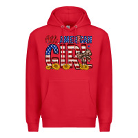 Red all american girl Premium Hoodie - Zillion Design Studio