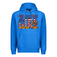 True Royal all american girl Premium Hoodie - Zillion Design Studio