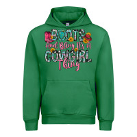 Emerald boots and bling it s a cowgirl thing Urban Hoodie - Zillion Design Studio