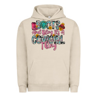 Pigment French Oak boots and bling it s a cowgirl thing Urban Hoodie - Zillion Design Studio