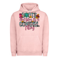 Pigment Salmon boots and bling it s a cowgirl thing Urban Hoodie - Zillion Design Studio