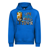Cobalt life is better in a small town Urban Hoodie - Zillion Design Studio