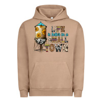Pigment Burro life is better in a small town Urban Hoodie - Zillion Design Studio
