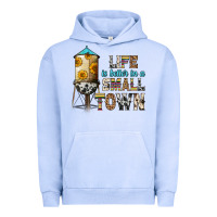 Pigment Grape Ice life is better in a small town Urban Hoodie - Zillion Design Studio