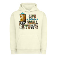 Pigment Pistachio life is better in a small town Urban Hoodie - Zillion Design Studio