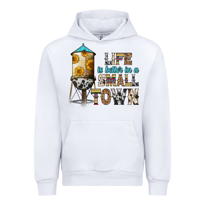 Life Is Better In A Small Town Urban Hoodie by Zillion Design Studio | Teevron