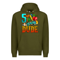 Army Green 5th grade dude Premium Hoodie - texasbilliewilder