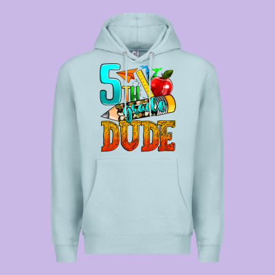 5th Grade Dude Premium Hoodie Designed By Texasbilliewilder