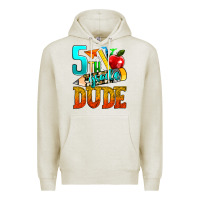Oatmeal Heather 5th grade dude Premium Hoodie - texasbilliewilder