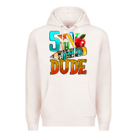 Pale Pink 5th grade dude Premium Hoodie - texasbilliewilder