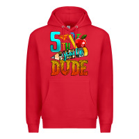 Red 5th grade dude Premium Hoodie - texasbilliewilder