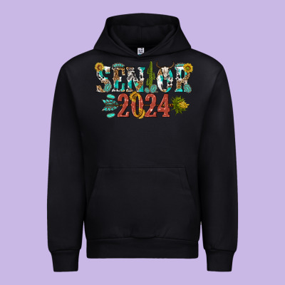 Senior 2024 Urban Hoodie Designed By Texasbilliewilder