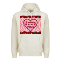 Oatmeal Heather my valentine has four paws Premium Hoodie - RanaPortraitStore