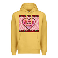 Antique Gold my valentine has four paws Premium Hoodie - RanaPortraitStore