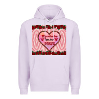 Lilac my valentine has four paws Premium Hoodie - RanaPortraitStore