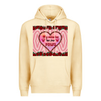 Pina Colada my valentine has four paws Premium Hoodie - RanaPortraitStore