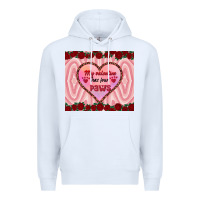 White my valentine has four paws Premium Hoodie - RanaPortraitStore