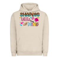 Pigment French Oak shaping little mind Urban Hoodie - texasbilliewilder