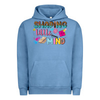 Pigment Pebble Blue shaping little mind Urban Hoodie - texasbilliewilder