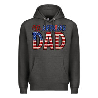 Charcoal Heather all american dad Premium Hoodie - Zillion Design Studio