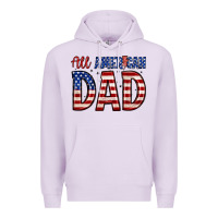 Lilac all american dad Premium Hoodie - Zillion Design Studio
